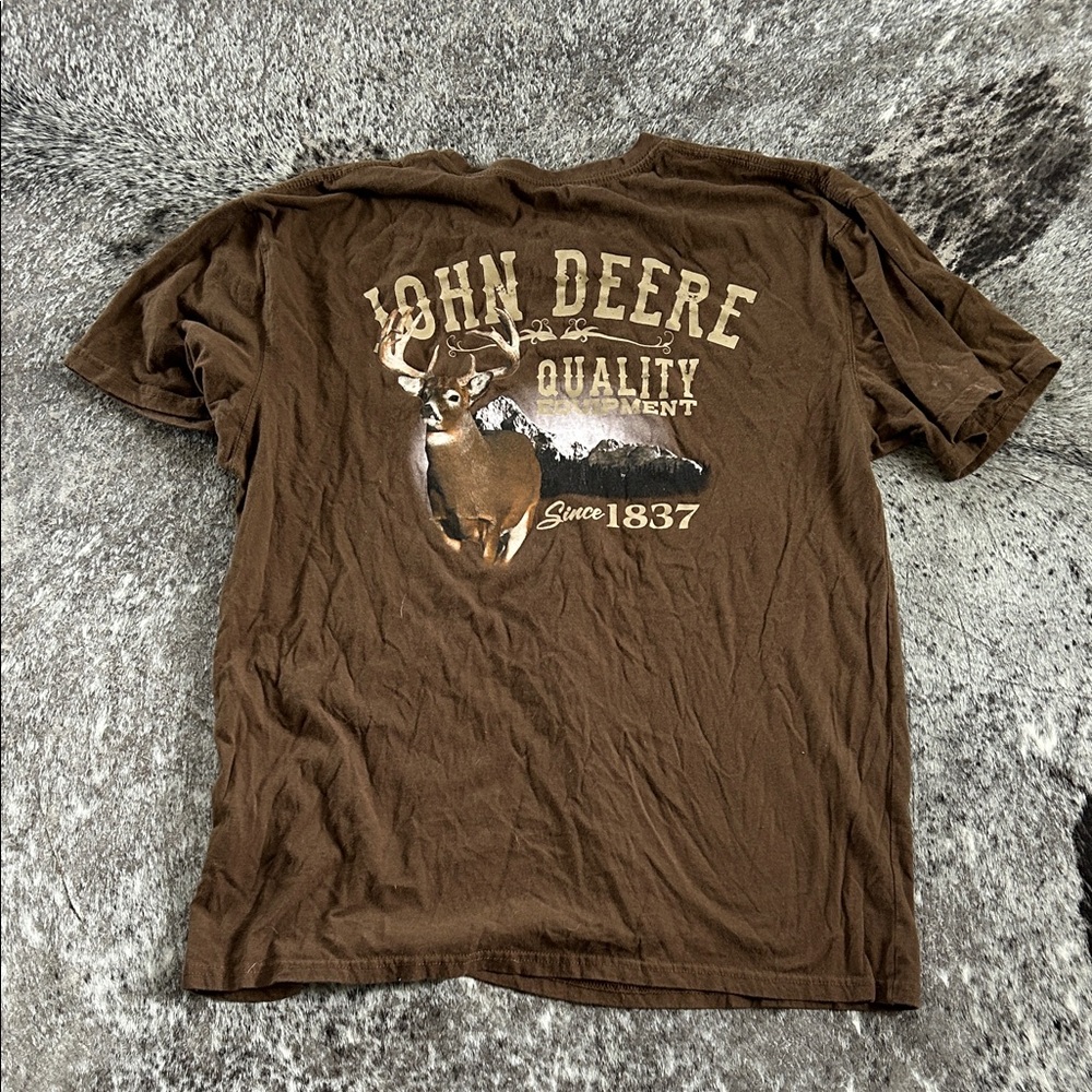 John Deere Brown Graphic Tee